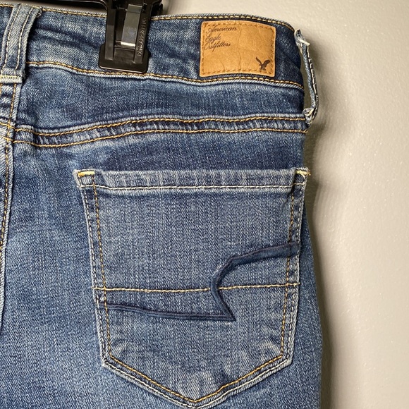 American Eagle Outfitters Skinny Blue Jeans Size 2P - Picture 6 of 8